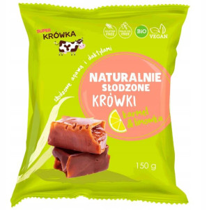 Bio krówki limonka bezmleczne słodzone agawa 150g