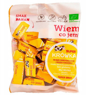 Krówki Bezmleczne Bio Bananowe Super Krówka