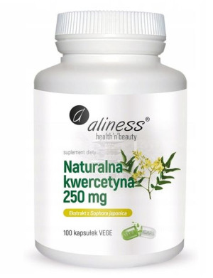 Aliness kwercetyna naturalna 250 mg z perełkowca