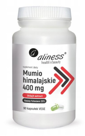 Aliness mumio himalajskie 400 mg shilajit 90 k