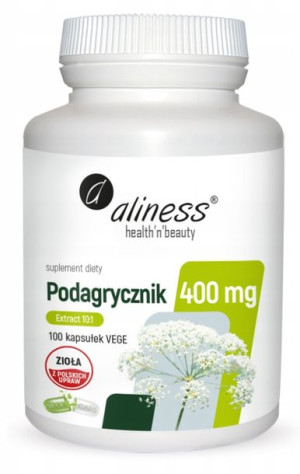 Aliness podagrycznik 400 mg extract 10:1 100 kaps