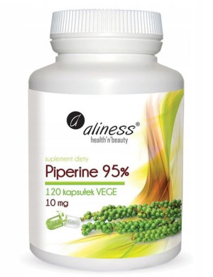 Aliness piperine piperyna 95% 10 mg 120 kaps