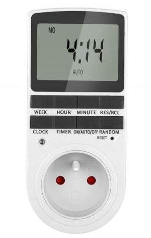 Programator Czasowy Włącznik Wyłącznik Timer LCD