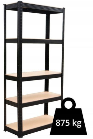 Regał Magazynowy Metalowy P9040 Mdf 175kg