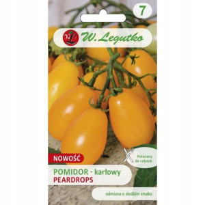 Pomidor PEARDROPS F1 żółty koktajlowy nasiona