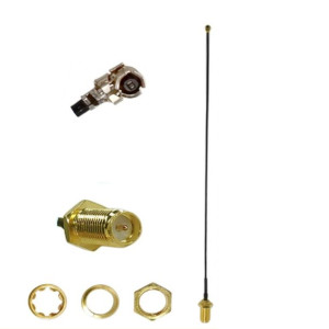 Pigtail uFL IPX - SMA-RP gniazdo 1,13mm 90cm -3szt