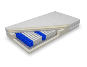 Frankhauer Materac pocket memory z lateksem Hades Plus 80x180