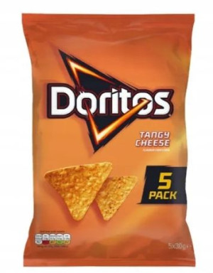 5x30g DORITOS chipsy tanga cheese 5pak UK