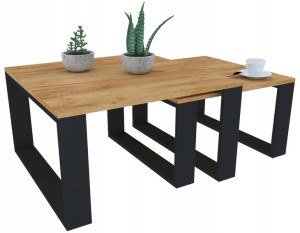 2w1 stolik kawowy do salonu ława LOFT