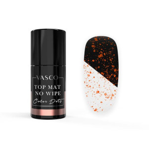 Top No Wipe Mat Dots Vasco Orange 7 ml