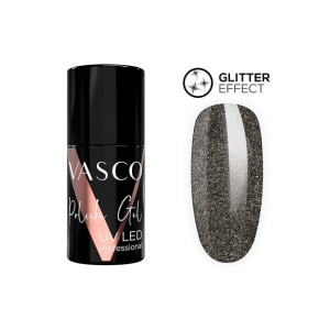 Lakier hybrydowy Night Glow 07 Silver-Black Vasco 7 ml