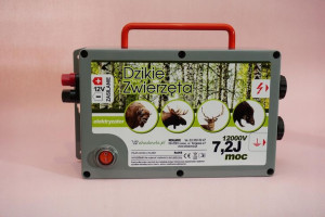 Pastuch elektryczny dla ZWIERZĄT 12V \ 230V 12000V Dzikie zwierzęta