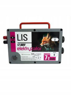 Pastuch elektryczny LIS 7,2J DO 90KM OGRODZENIA