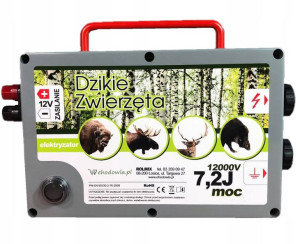 Pastuch dual 12V 230V DZIKIE ZWIERZĘTA 7,2 JULA