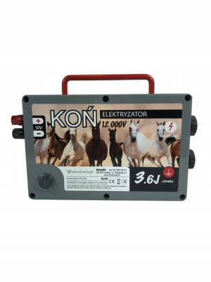 Pastuch elektryczny elektryzator dla koni KOŃ 3,6J