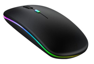 Ak211a Mysz Bezprzewodowa Rgb Black