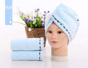 Superchłonny ręcznik do włosów turban