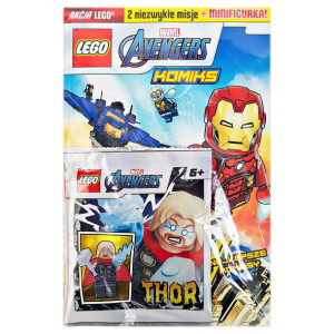 Lego Marvel Avengers 3/2022 Komiks + Thor + Młot + Błyskawica