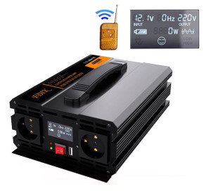 Przetwornica Napięcia 12V Czysty SINUS 2000W LCD