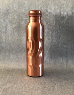 Miedziana butelka na wodę Wave - 1L