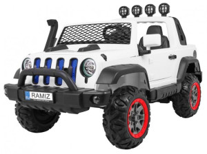Samochód na akumulator pojazd AllRoad 4x4 biały