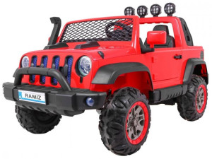 Samochód na akumulator pojazd AllRoad 4x4 czerwony