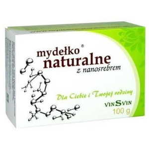 VinSvin, mydełko naturalne z nanosrebrem, 100 g