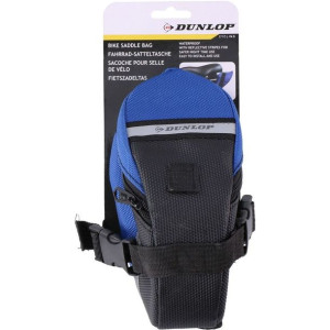 Sakwa torba rowerowa pod siodło na rzepy Dunlop - niebieska