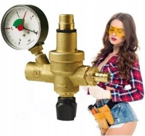 Automatyczny Zawór Napełienia Instalacji Manometr