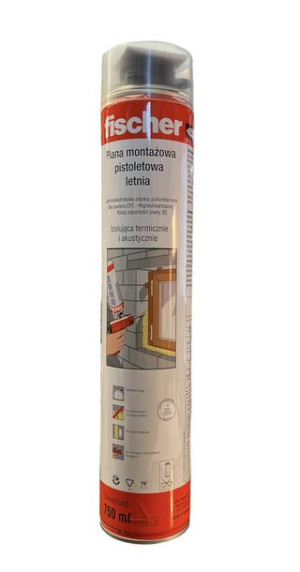 Fischer Pianka Piana Montażowa Niskoprężna Pistolet 750ml