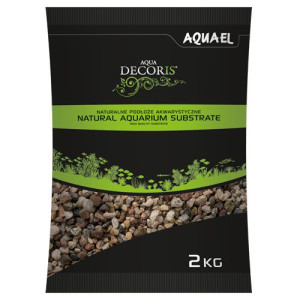 AQUAEL Żwir naturalny wielobarwny 3-5mm 2kg