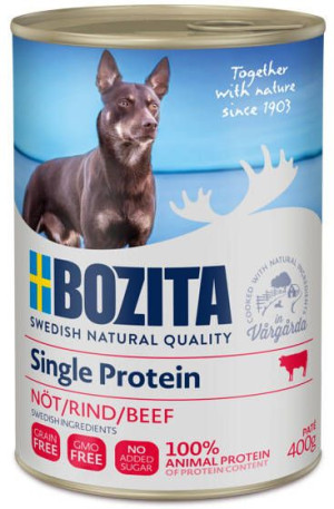 Bozita - Beef Single Protein Pate - mokra karma dla psów bez zbóż, puszka 4