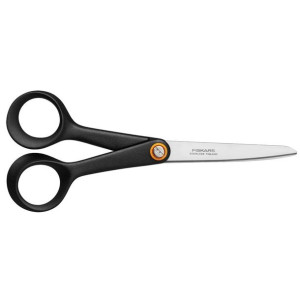 Fiskars Nożyczki 17cm papier CZARNE