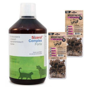 BIOVICO Sizarol Complex Forte 500ml + WZ kurze wątróbki 2x80g