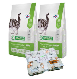 NATURES PROTECTION Urinary 2x7kg + Kocyk GRATIS