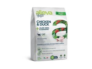 Alleva Holistic (Adult Cat) Chicken & Duck + aloe Vera & Ginseng 10kg/Opako