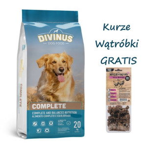 Divinus Complete witaminy i minerały 20kg + Kurze Wątróbki 90g
