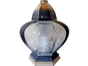 Znicz znicze lampion KORONA M+WKŁAD