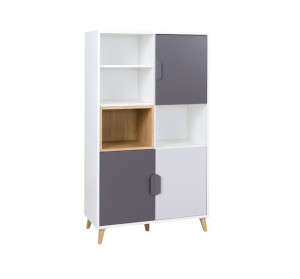 Komoda Szafka JAŚ 80 cm z Półkami