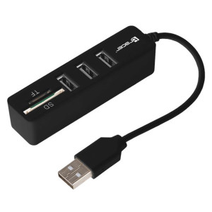 Czytnik kart TRACER ALL-IN-ONE + HUB USB CH4