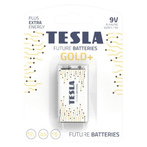 Bateria TESLA 9V Gold+
