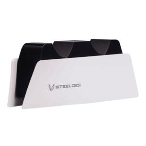 Podwójna stacja ładująca SteelDigi AZURE CANOE do kontrolerów PS5 Biała