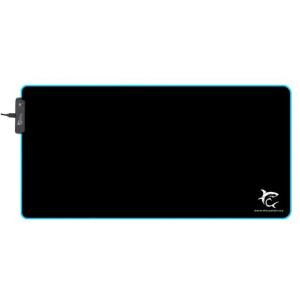 Podkładka pod mysz WHITESHARK LED LUMINOS XL 80x35 cm Czarna