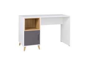  BIURKO JAŚ z Szafką Półką 120 cm