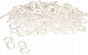 Agrafka Haczyk Plastikowy 100szt Do Karniszy Firan