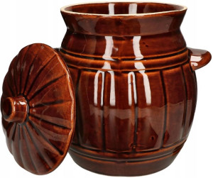 Beczka Ceramiczna Kamionka 3,7l Garnek Do Kiszenia