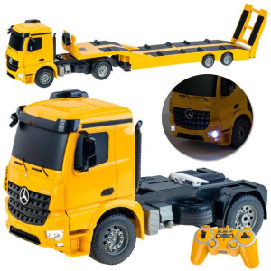 Auto CIĘŻARÓWKA Mercedes + NACZEPA pilot RC0297