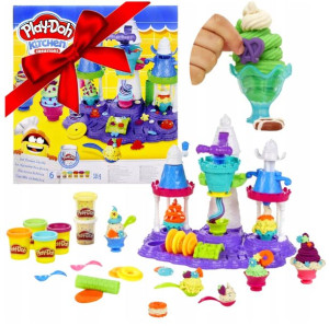 ZESTAW Play Doh Ciastolina Lodowy Zamek +AKCESORIA