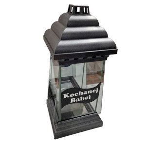 Znicz Kapliczka HK-7 Kochanej Babci 31cm Srebrny