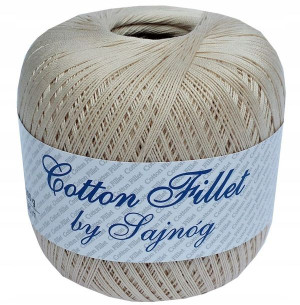 Kordonek Cotton Fillet 0002 Beż